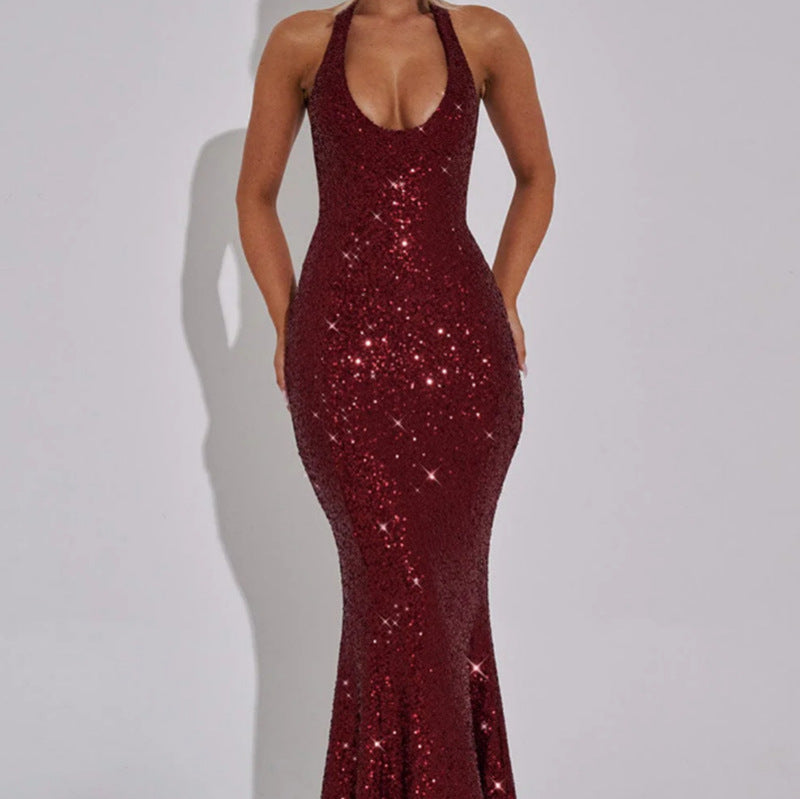 Marilyn Sequin Maxi Dress