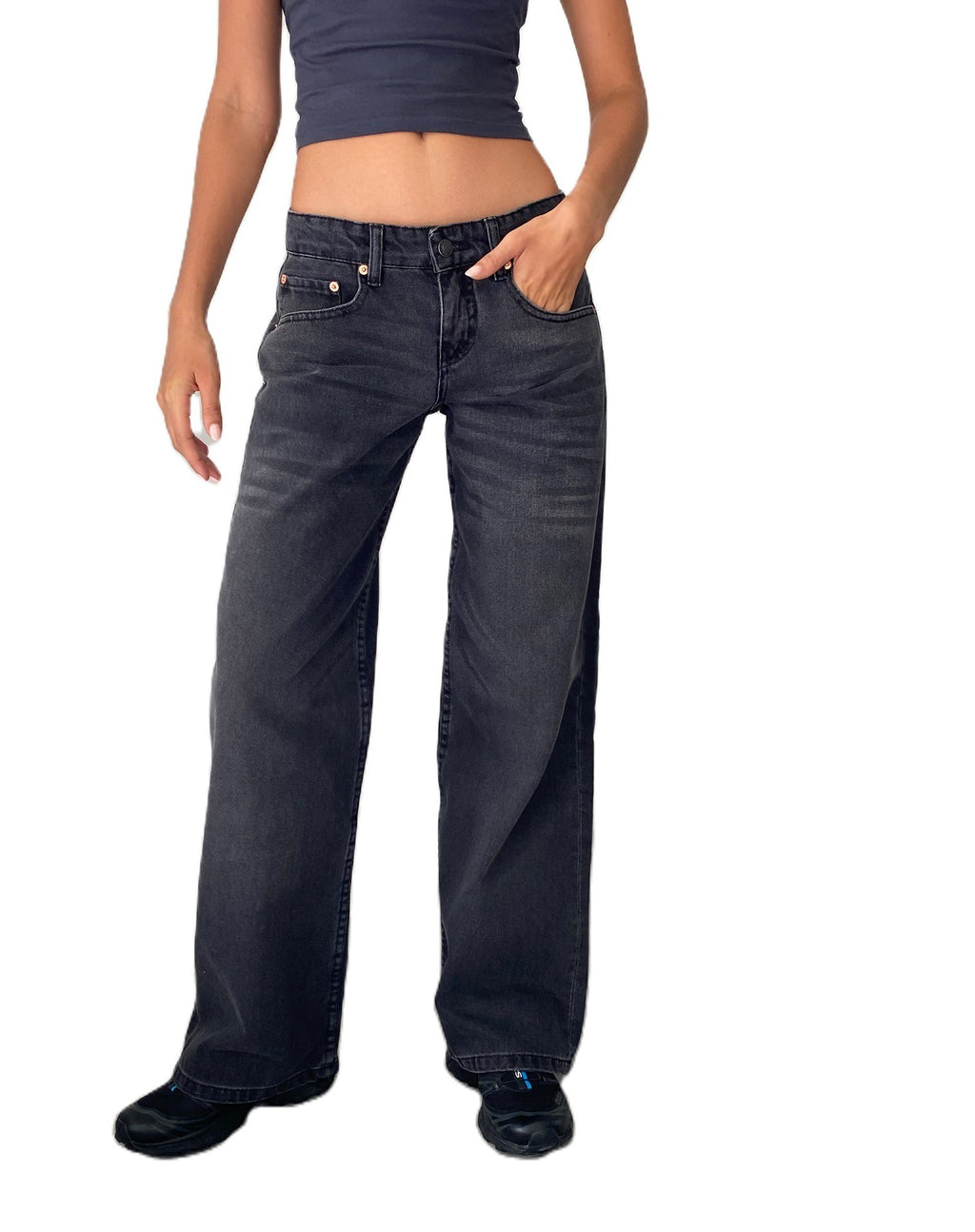 Clea Low Rise Straight Leg Jeans
