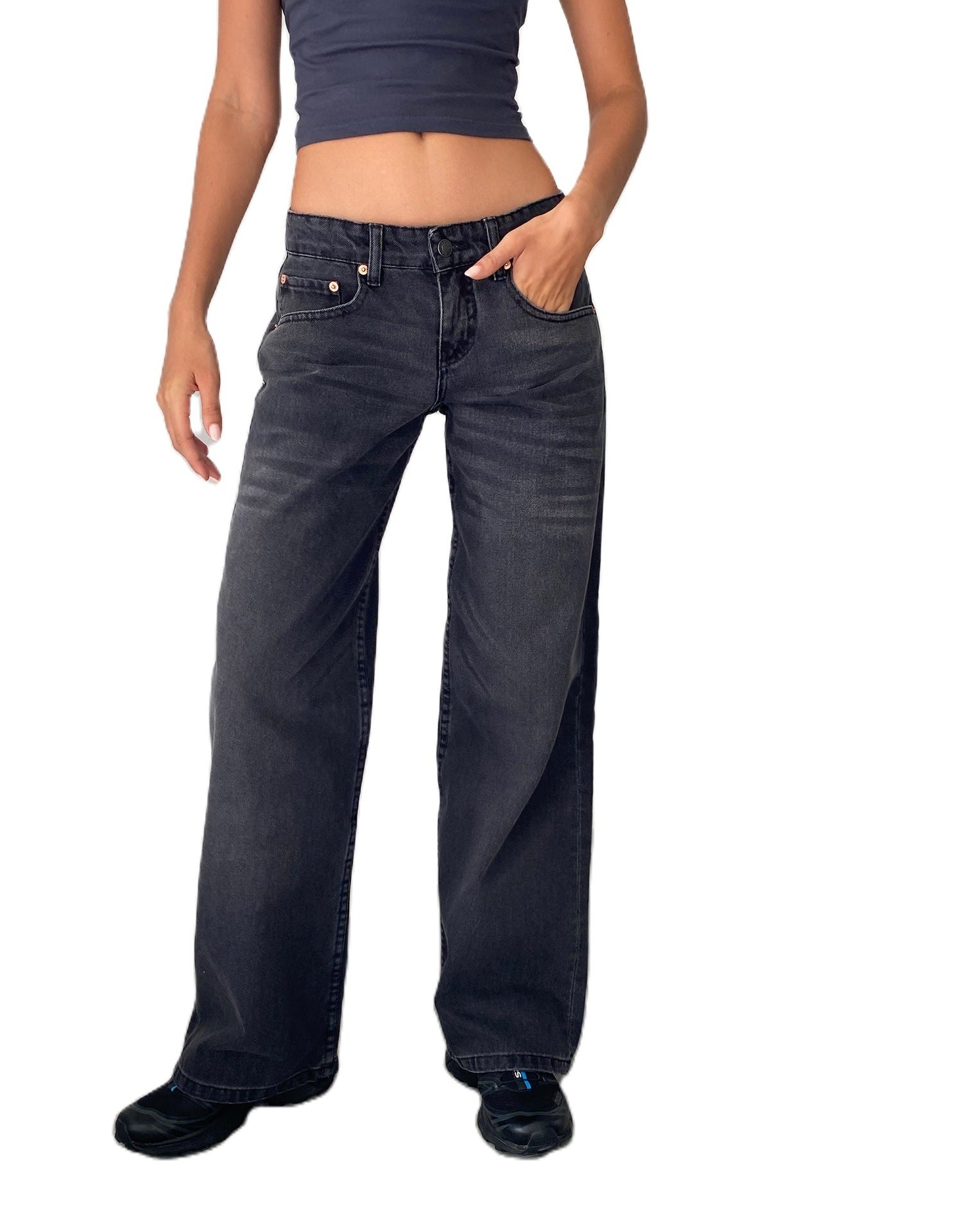 Clea Low Rise Straight Leg Jeans