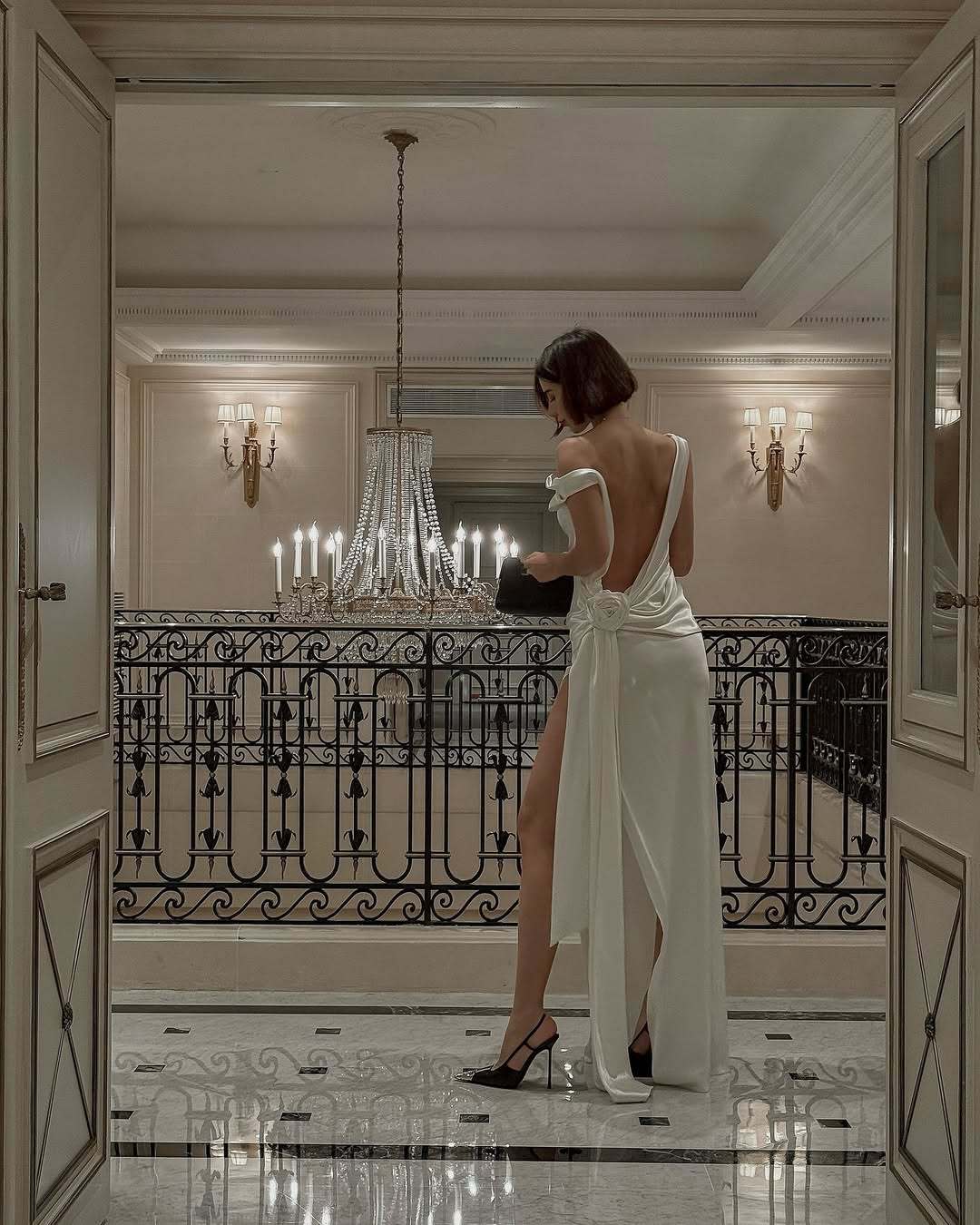 Elanora Satin Maxi Dress