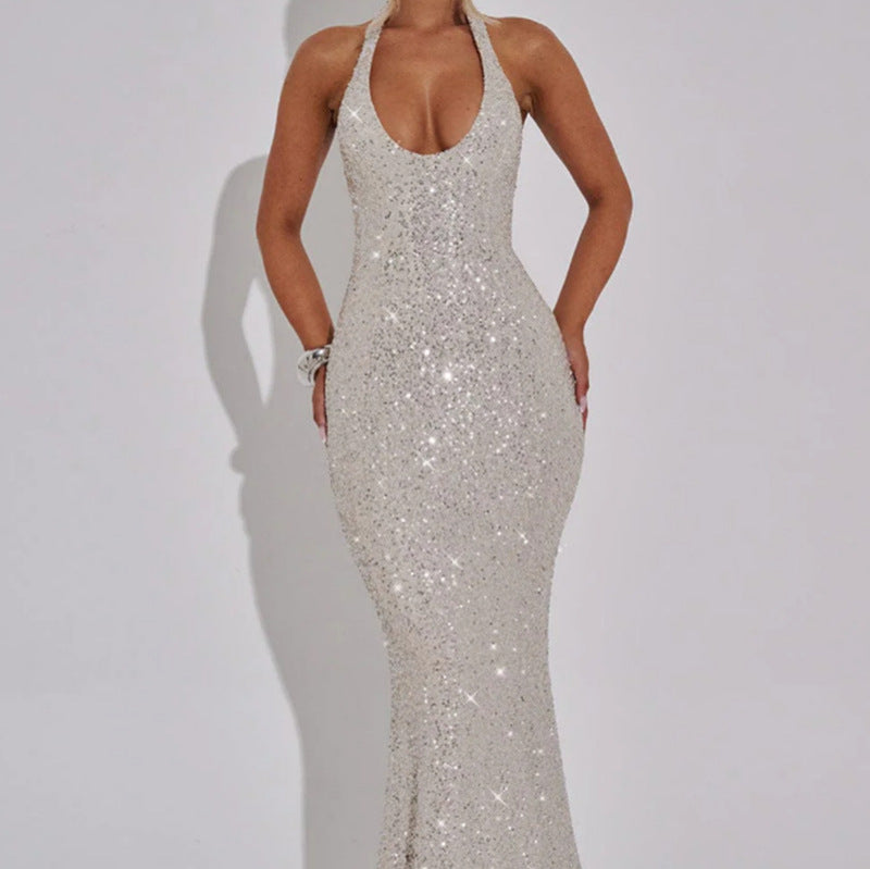 Marilyn Sequin Maxi Dress